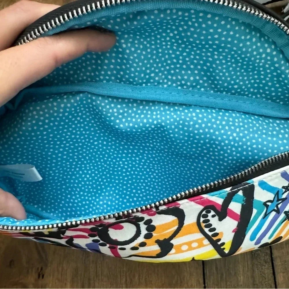 Brighton Graffiti Love Cross Body Belt Bag. Excellent condition. Retail $78 - Picture 6 of 9